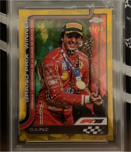 2025 Topps Chrome Formula 1 #112 Carlos Sainz — front