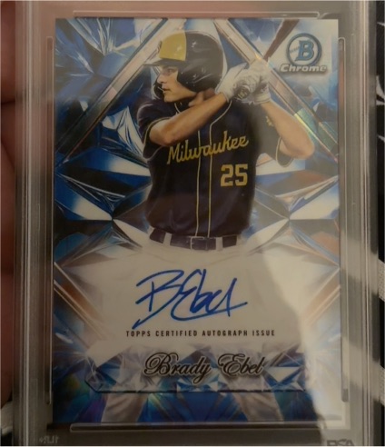 2025 Bowman Draft Sapphire #SS-9 Brady Ebel — front