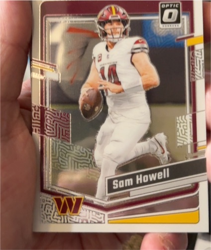 2023 Panini Donruss Optic #198 Sam Howell — front