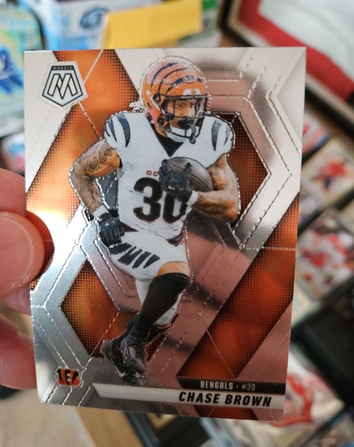 2025 Panini Mosaic #220 Chase Brown — front