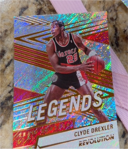 2024-25 Panini Revolution #175 Clyde Drexler Legends — front