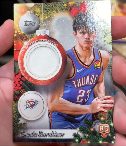 2025-26 Topps Holiday #PR-BA Brooks Barnhizer — front