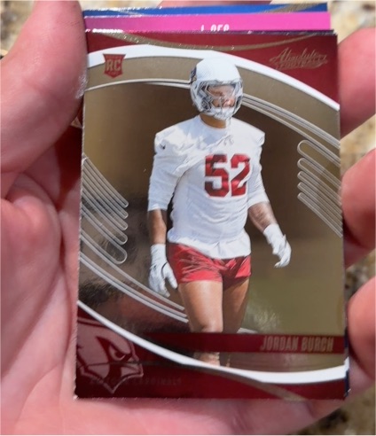 2025 Panini Absolute #143 Jordan Burch — front