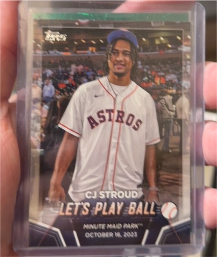 2024 Topps Series 2 #PB-1 CJ Stroud Let's Play Ball — front