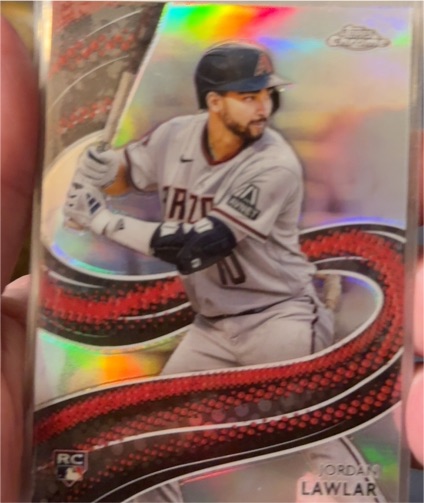 2024 Topps Chrome Strokes #S-25 Jordan Lawlar — front