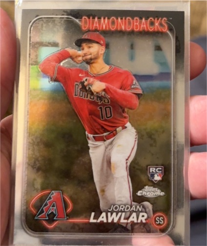 2024 Topps Chrome #229 Jordan Lawlar — front
