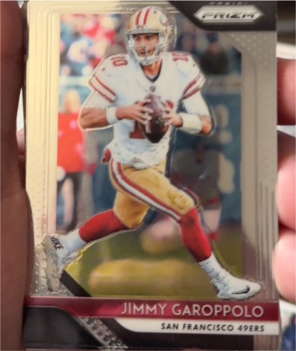 2018 Panini Prizm #25 Jimmy Garoppolo — front