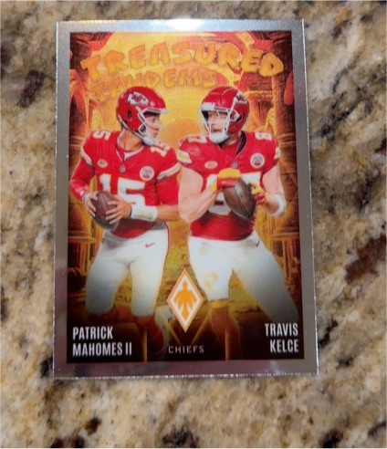 2024 Panini Phoenix #TT-KC Patrick Mahomes II & Travis Kelce Treasured Tandems — front