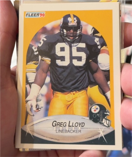 1990 Fleer #147 Greg Lloyd — front