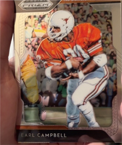 2019 Panini Prizm Draft Picks #35 Earl Campbell — front