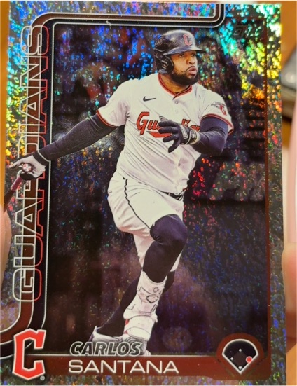 2025 Topps Update #US148 Carlos Santana — front