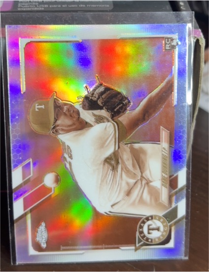 2021 Topps Chrome #187 Dane Dunning — front