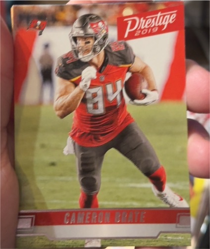 2019 Panini Prestige #75 Cameron Brate — front