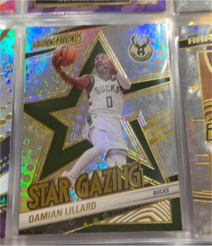 2024-25 Panini Revolution #10 Damian Lillard Star Gazing Milwaukee Bucks — front