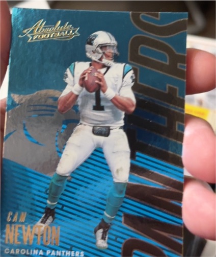 2018 Panini Absolute Football #13 Cam Newton — front