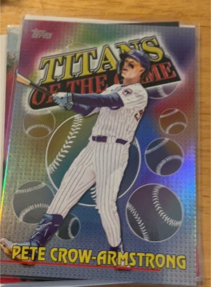 2026 Topps Series 1 #TOG-13 Pete Crow-Armstrong Titans Of The Game — front