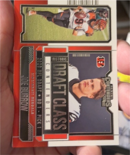 2023 Panini Contenders #HDC-JB Joe Burrow Historic Draft Class — front