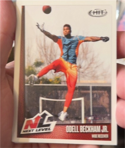 2014 Sage Hit Next Level #83 Odell Beckham Jr. — front