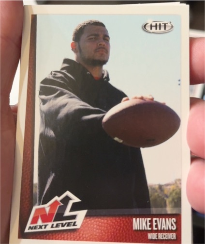 2014 SAGE Hit Next Level #93 Mike Evans — front