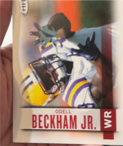 2014 SAGE Hit #103 Odell Beckham Jr. — front