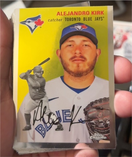 2023 Topps Chrome Platinum Anniversary #327 Alejandro Kirk — front