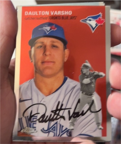 2023 Topps Chrome Platinum Anniversary #192 Daulton Varsho — front