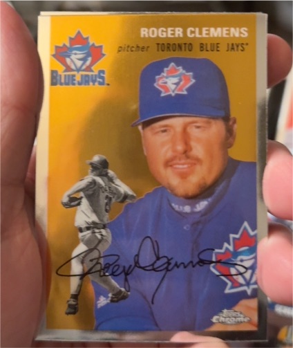 1993 Topps Chrome #TC-1 Roger Clemens — front