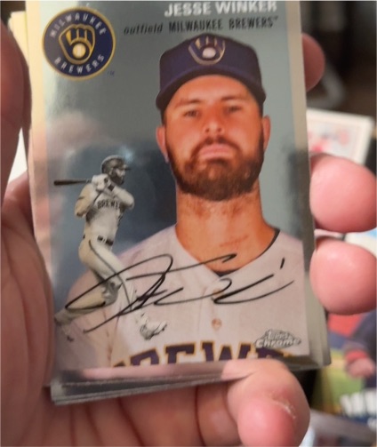 2023 Topps Chrome Platinum Anniversary #264 Jesse Winker — front