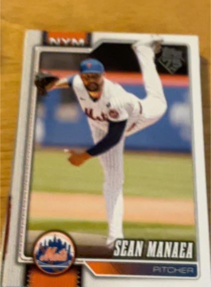 2026 Topps Series 1 #332 Sean Manaea — front