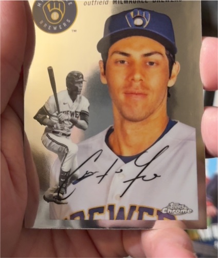 2023 Topps Chrome Platinum Anniversary #287 Christian Yelich — front