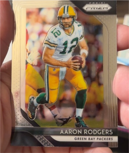 2018 Panini Prizm #127 Aaron Rodgers — front