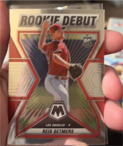 2022 Panini Mosaic #RD-11 Reid Detmers Rookie Debut — front