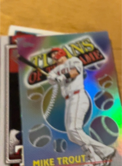 2026 Topps Series 1 #TOG-2 Mike Trout Titans of the Game — front