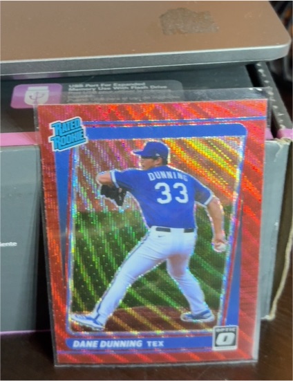 2021 Donruss Optic #75 Dane Dunning — front