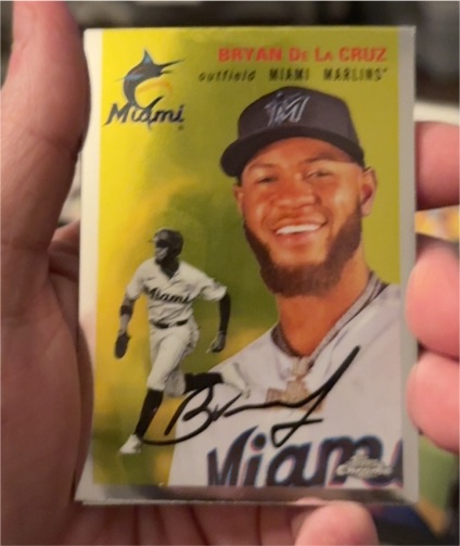 2023 Topps Chrome Platinum #223 Bryan De La Cruz — front