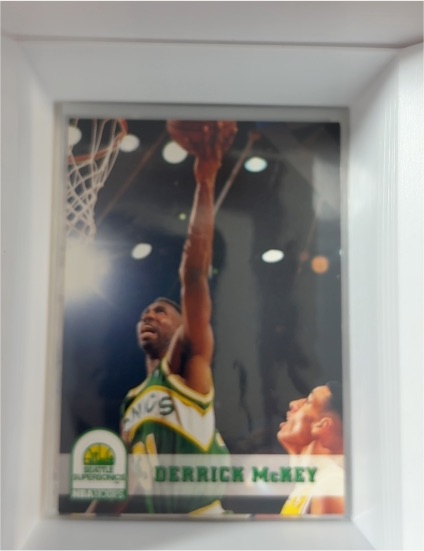 1993-94 NBA Hoops #208 Derrick McKey — front