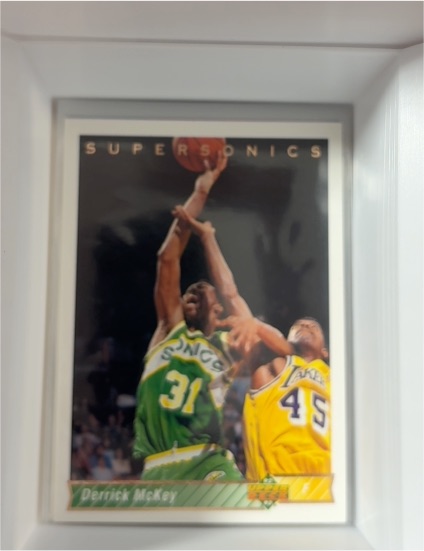 1992-93 Upper Deck #235 Derrick McKey Seattle Supersonics — front