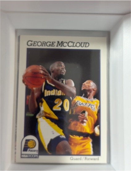 1991-92 NBA Hoops #373 George McCloud — front