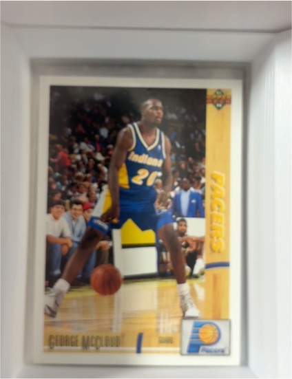 1991-92 Upper Deck #233 George McCloud Indiana Pacers — front