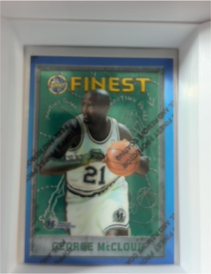 1995-96 Topps Finest #201 George McCloud — front