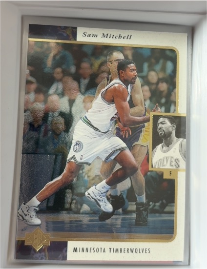 1995-96 SP #80 Sam Mitchell Minnesota Timberwolves Basketball Card — front