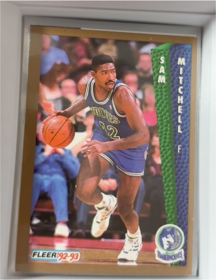 1992-93 Fleer #135 Sam Mitchell — front
