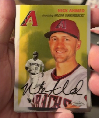 2023 Topps Chrome Platinum Anniversary #181 Nick Ahmed — front