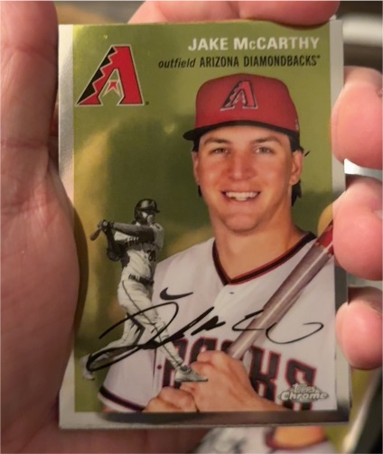 2023 Topps Chrome Platinum Anniversary #187 Jake McCarthy — front