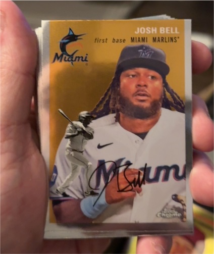 2023 Topps Chrome Platinum Anniversary #291 Josh Bell — front