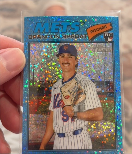 2026 Topps Heritage #118 Brandon Sproat — front