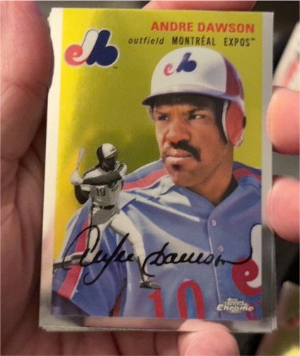 2023 Topps Chrome Platinum Anniversary #496 Andre Dawson Montreal Expos — front