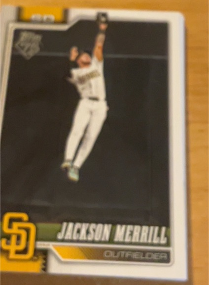 2026 Topps Series 1 #229 Jackson Merrill — front