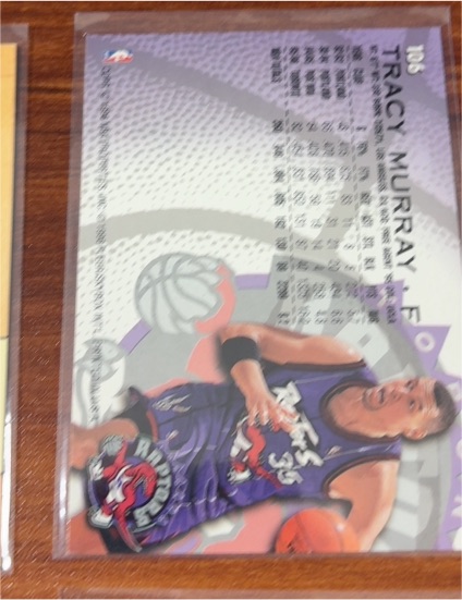 1995 NBA Hoops #105 Tracy Murray — front