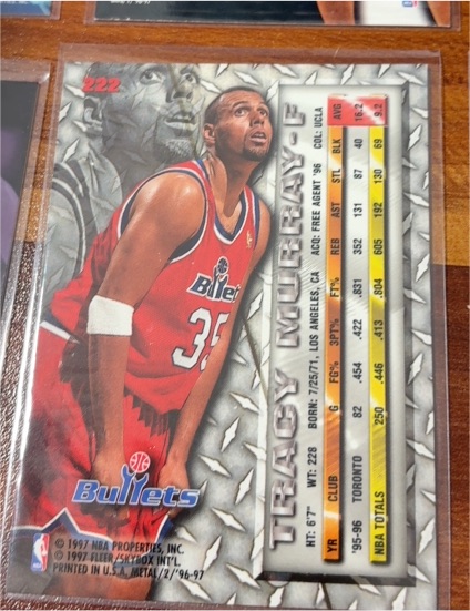 1996-97 Fleer Metal #222 Tracy Murray — front